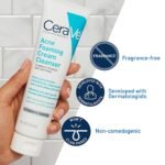 CeraVe Acne Foaming Cream Cleanser with 4% Benzoyl Peroxide – 150ml - Image 4