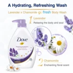 DOVE RELAXING HYDRATION BODY WASH 1000ml - Image 2