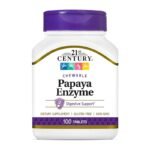 21st Century Papaya Enzyme – 100 Tablets