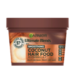 Garnier Ultimate Blends Smoothing Hair Food Coconut & Macadamia 3 In 1 Frizzy And Unruly Hair Mask 390ml