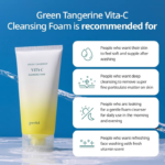 Goodal Green Tangerine vita c cleansing foam 150ml - Image 3