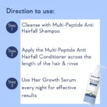 WishCare Multi Peptide Anti Hairfall Shampoo, 250 ml - Image 6