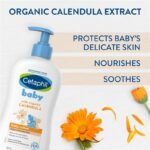 Cetaphil Baby Daily Lotion with Organic Calendula (400ml) - Image 3