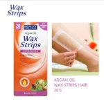 Beauty Formulas Argan Oil Wax Strips Hair Removal Legs & Body - Image 3