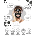 Beauty Formulas With Activated Charcoal Clay Mask – 100ml - Image 3