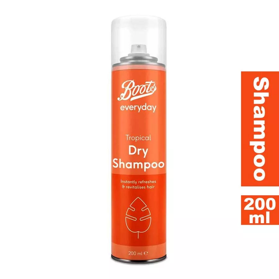 Boots-Everyday-Tropical-Dry.webp Boots Everyday Tropical Dry Shampoo 200ml - Image 1