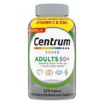Centrum Silver Multivitamin for Adults 50 Plus, Multivitamin/Multimineral Supplement with Vitamin D3, B Vitamins, Calcium and Antioxidants – 325 Tablets