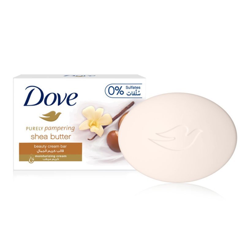 Dove-Shea-Butter-Beauty-Bar-Soap-135gm-00.jpg Dove Shea Butter Beauty Bar Soap – 135gm - Image 1