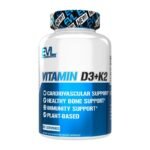 Evlution Nutrition Vitamin D3 + K2 60 – Capsules