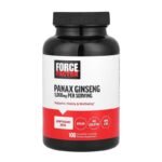 Force Factor Panax Ginseng 1000 mg – 100 Vegetable Capsules