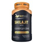Herb Tonics Shilajit with Ashwagandha – 60 Vegetarian Capsules