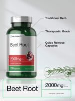 Horbäach Beet Root Capsules 2000mg – 220 Capsule - Image 2