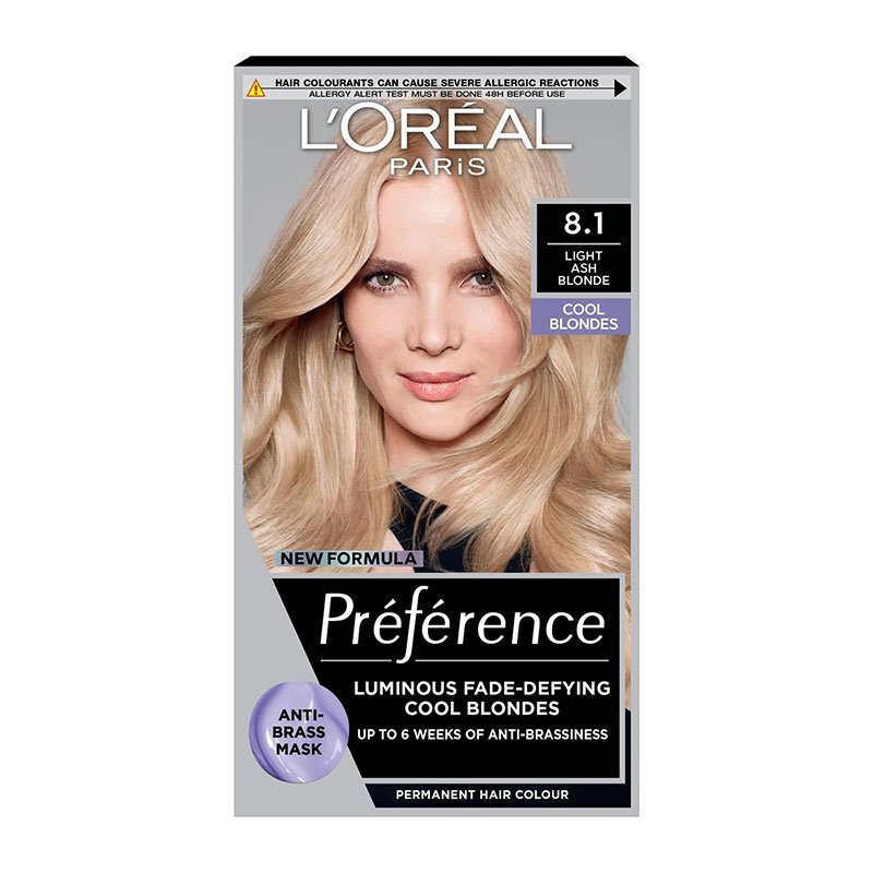 LOreal-Preference-Permanent-Hair-Color-Light-Ash-Blonde-8.1.jpg L’Oreal Paris Preference Permanent Hair Color Light Ash Blonde 8.1 - Image 1