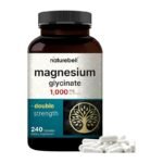 NatureBell Magnesium Glycinate Capsules 1000mg – 240 Capsules