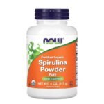 Now Foods Certified Organic Spirulina Powder – 113gm