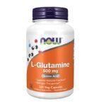 Now Foods L-Glutamine 500 mg – 120 Veg Capsules