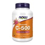 Now Foods Vitamin C-500 – 100 Veg Capsules