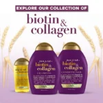 OGX Biotin & Collagen Shampoo – 385ml - Image 3