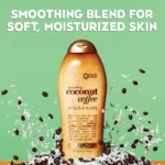 OGX coconut coffee scrub and wash – 577ml - Image 3