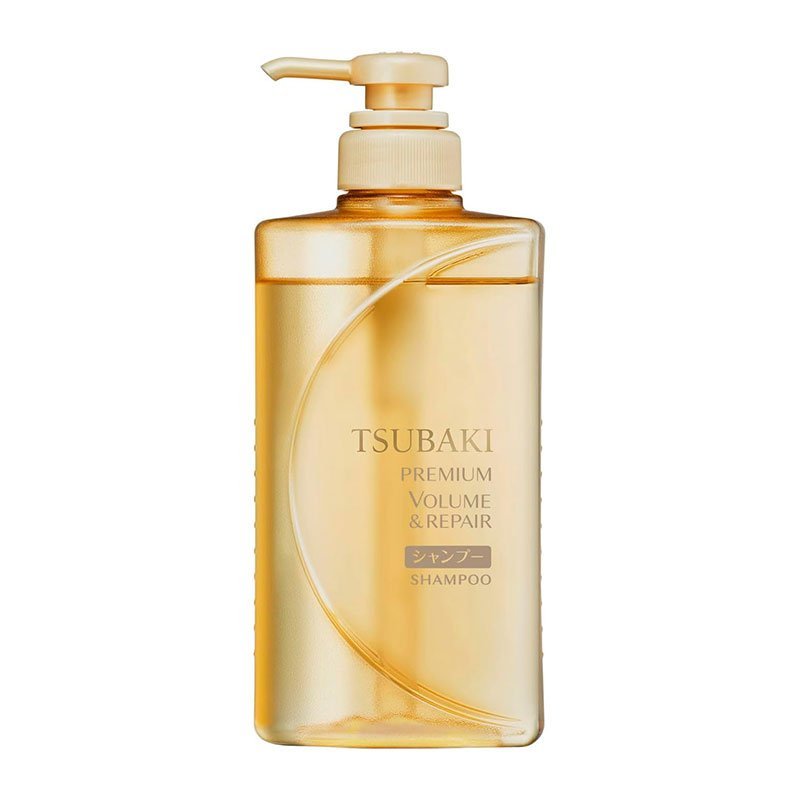 Shiseido-Tsubaki-P12remium-Repair-Shampoo-490ml.jpg Shiseido Tsubaki Premium Volume & Repair Shampoo – 490ml - Image 1