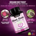 X Gold Health Beet Root 1350mg – 200 Veggie Caps - Image 2