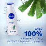 NIVEA Aloe Vera Body Lotion Moisturiser 48H 625ml - Image 3