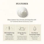 Skinfood Rice Daily Brightening Cleansing Foam 150ml - Image 2