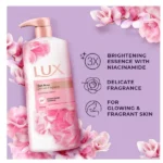 Lux Soft rose Delicate Fragrance Glowing Body Wash 500ml - Image 2