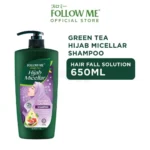 Follow me Green Tea Hijab Micellar Anti Itch Shampoo for All Hair Types(650ml) - Image 2