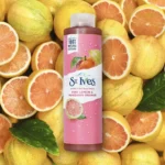 St. Ives Pink Lemon & Mandarin Orange Exfoliating Body Wash 650ml - Image 2