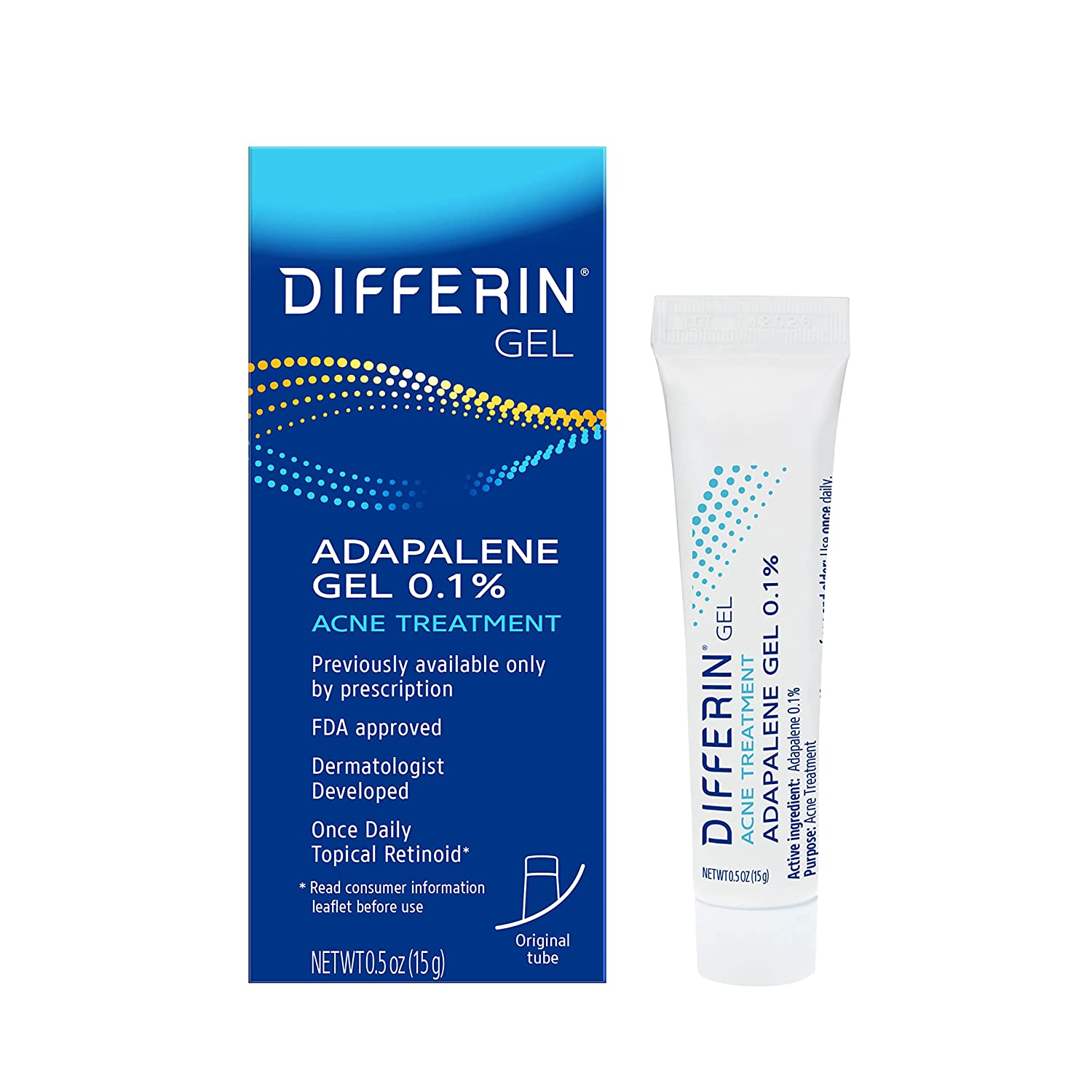 j2fuwWN0Y0rBGflBRCKnKBeuXwqC5ZdyVwnbSiu6.png Differin 0.1% Adapalene Gel Treatment 15gm - Image 1