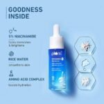 Plum 5% Niacinamide Face Serum With Rice Water & Amino Acid Complex 30ml - Image 5