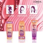 Loreal Paris Elvive Dream Long Straight 72h Straightening Keratin Conditioner For long frizzy hair 360ml - Image 4
