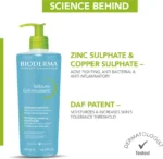 Bioderma Sebium Gel Moussant Purifying Cleansing Foaming Gel for Combination to Oil Skin 200ml - Image 3