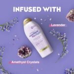 OGX Calming + Amethyst & Lavender Body Scrub & Wash 577ml - Image 2